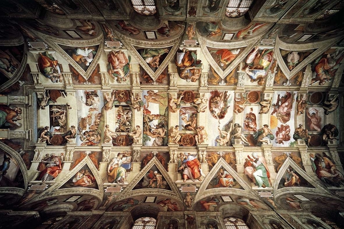 The Magnificent Sistine Chapel Ceiling!